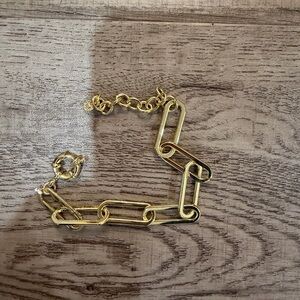 BaubleBar Gold Link Bracelet. Never worn!